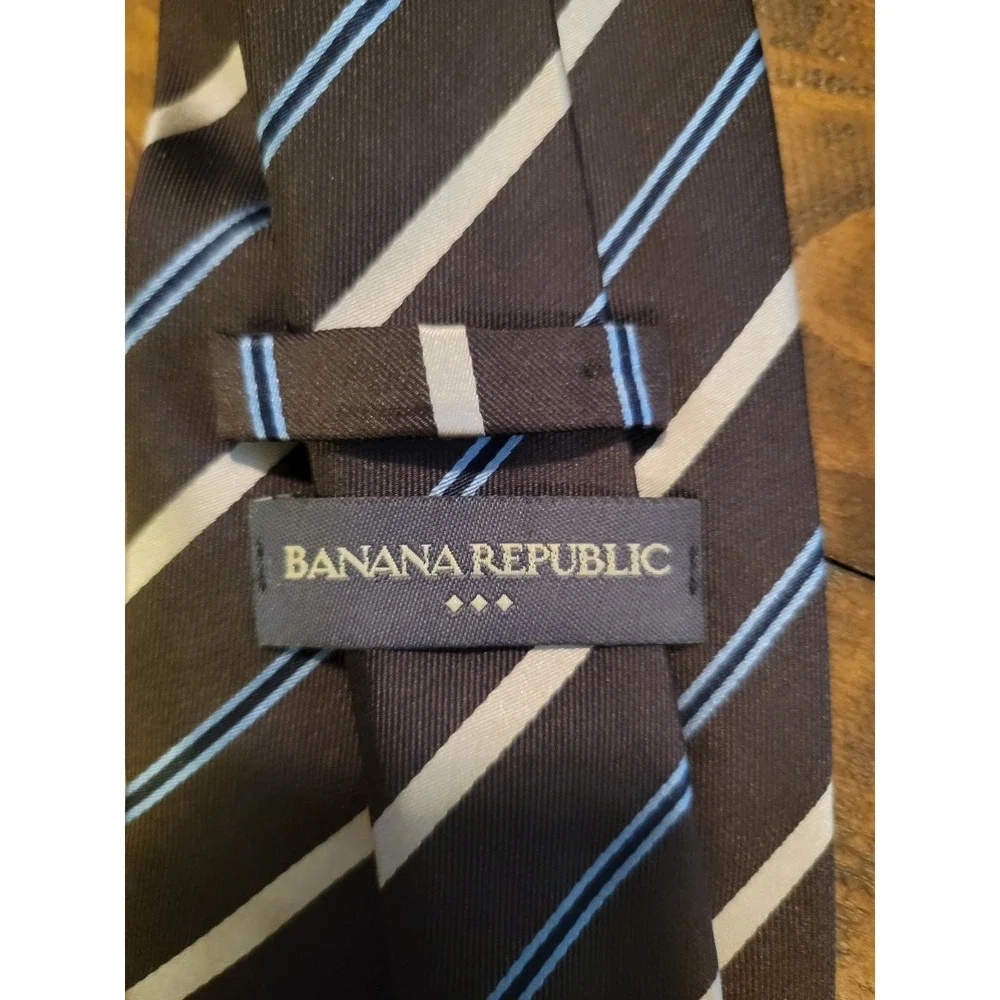 Banana Republic‎ Men's Striped Silk Tie 58